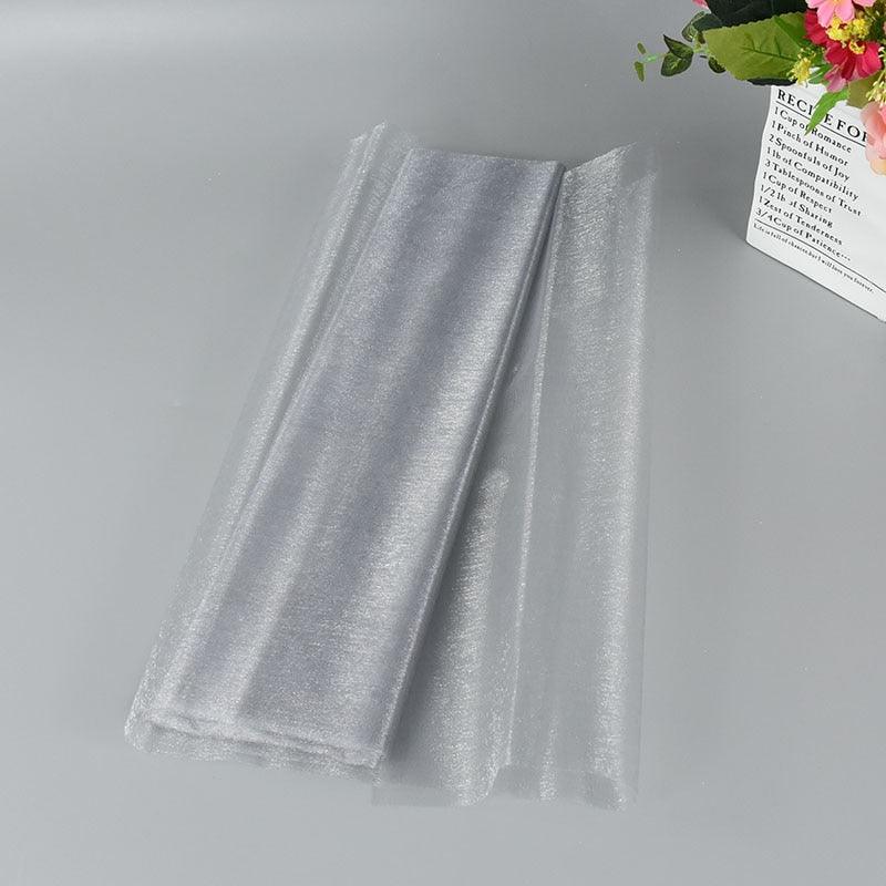 5/10m Wedding Decoration Tulle Roll Crystal Organza Sheer Fabric For Birthday Party Backdrop Wedding Chair Sashes Decor Yarn - Lasercutwraps Shop