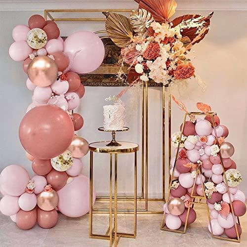107PCS Retro Pink Balloon Garland Kits Dusty Matte Balloons Arch for Girls Birthday Party Baby Shower Wedding - Lasercutwraps Shop