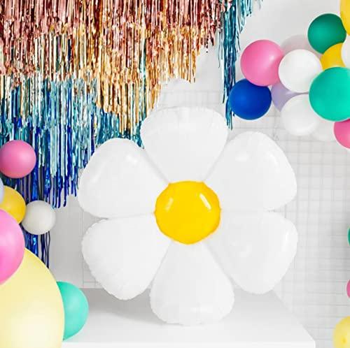 159Pcs Daisy Balloon Garland Arch Kit White Daisy Sunflower Balloons for Parties - Lasercutwraps Shop