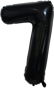 Black Number 1 Balloon, 40 Inch - Lasercutwraps Shop