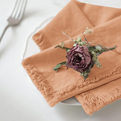 Handmade Cloth Napkins 100% Cotton Napkins for Dinners, Parties, Weddings and More，18 x 18 Inch Set of 4 - Lasercutwraps Shop