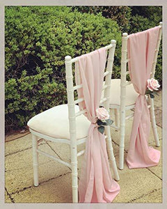 28x120 Inch Pink Sheer Table Runner Overlay Decorative Wrinkle Resistant for Romantic Valentines Wedding Party Bridal Baby Shower Table Decoration - Lasercutwraps Shop