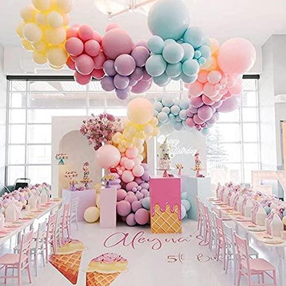 139 Magical Unicorn Rainbow Macaron Balloons Garland Arch Kit for Pastel Baby Shower Birthday Ice Cream Party Children's Party Decorations - Lasercutwraps Shop