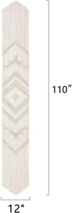 110 Inches Macrame Table Runner Woven Wedding Table Decor Handmade - Lasercutwraps Shop