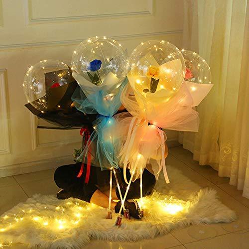 LED Luminous Balloon Flower Bouquet Flower In Balloon For Gift And Home Decoration - Lasercutwraps Shop