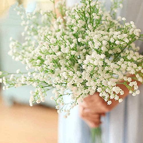 12 Pcs Babys Breath Artificial Flowers for Wedding Bouquet and Wedding Table Decoration - Lasercutwraps Shop