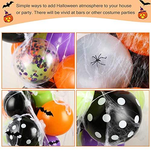 155 Pieces Halloween Balloon Garland Arch Kit for Halloween Party Background Classroom Decoration - Lasercutwraps Shop