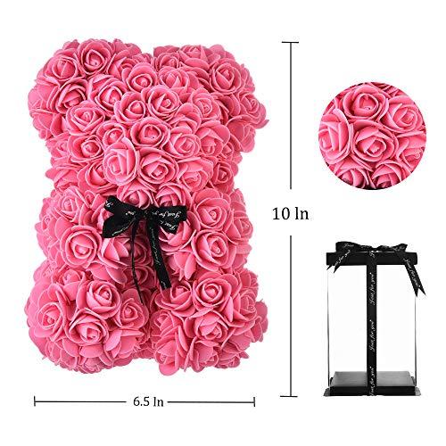 Rose Teddy Bear on Every Rose Bear -Flower Bear Perfect for Anniversaryand Birthdat Gift - Lasercutwraps Shop