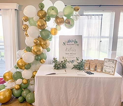 148PCS Olive Green Balloon Garland Arch Kit - Lasercutwraps Shop