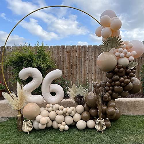 136pcs Brown Balloons Garland Arch Kit Jungle Safari Theme Baby Shower Party Decorations - Lasercutwraps Shop