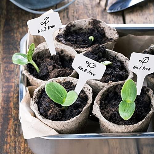 100 Pcs 6 x10cm Plastic Plant T-Type Tags Nursery Garden Labels - Lasercutwraps Shop