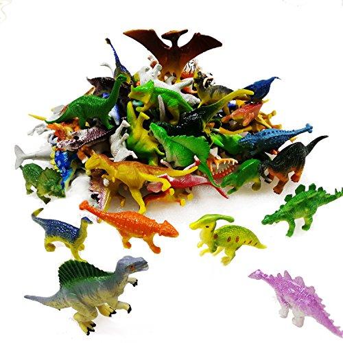 78 Pack Mini Dinosaur Figure Toys, Plastic Dinosaur Toy Set for Kids Birthday Christmas Easter Valentines Day Gifts - Lasercutwraps Shop
