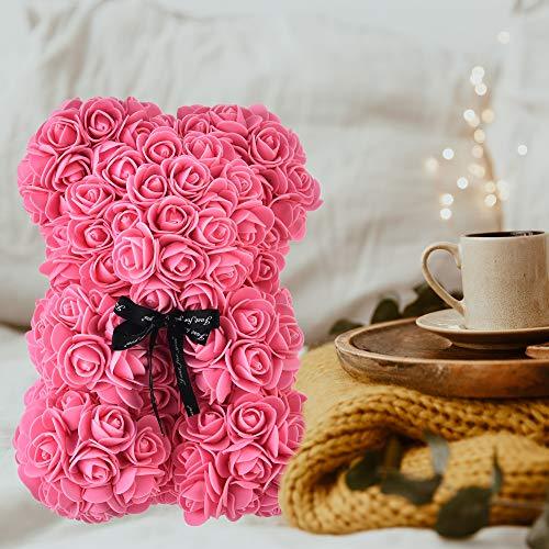 Rose Teddy Bear on Every Rose Bear -Flower Bear Perfect for Anniversaryand Birthdat Gift - Lasercutwraps Shop