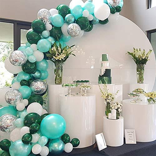 100pcs Tiffany Balloon Garland Kit for Baby Shower Wedding Birthday Party Decoration - Lasercutwraps Shop