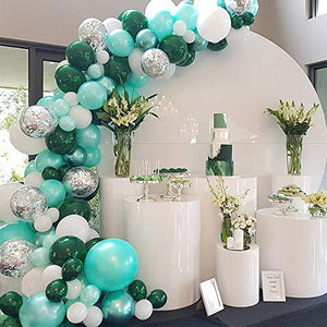 100pcs Tiffany Balloon Garland Kit for Baby Shower Wedding Birthday Party Decoration - Lasercutwraps Shop
