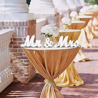 Wedding Decorations Set,Large Mr and Mrs Sign & Just Married Banner - Lasercutwraps Shop