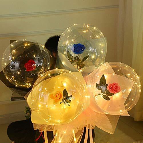 LED Luminous Balloon Flower Bouquet Flower In Balloon For Gift And Home Decoration - Lasercutwraps Shop