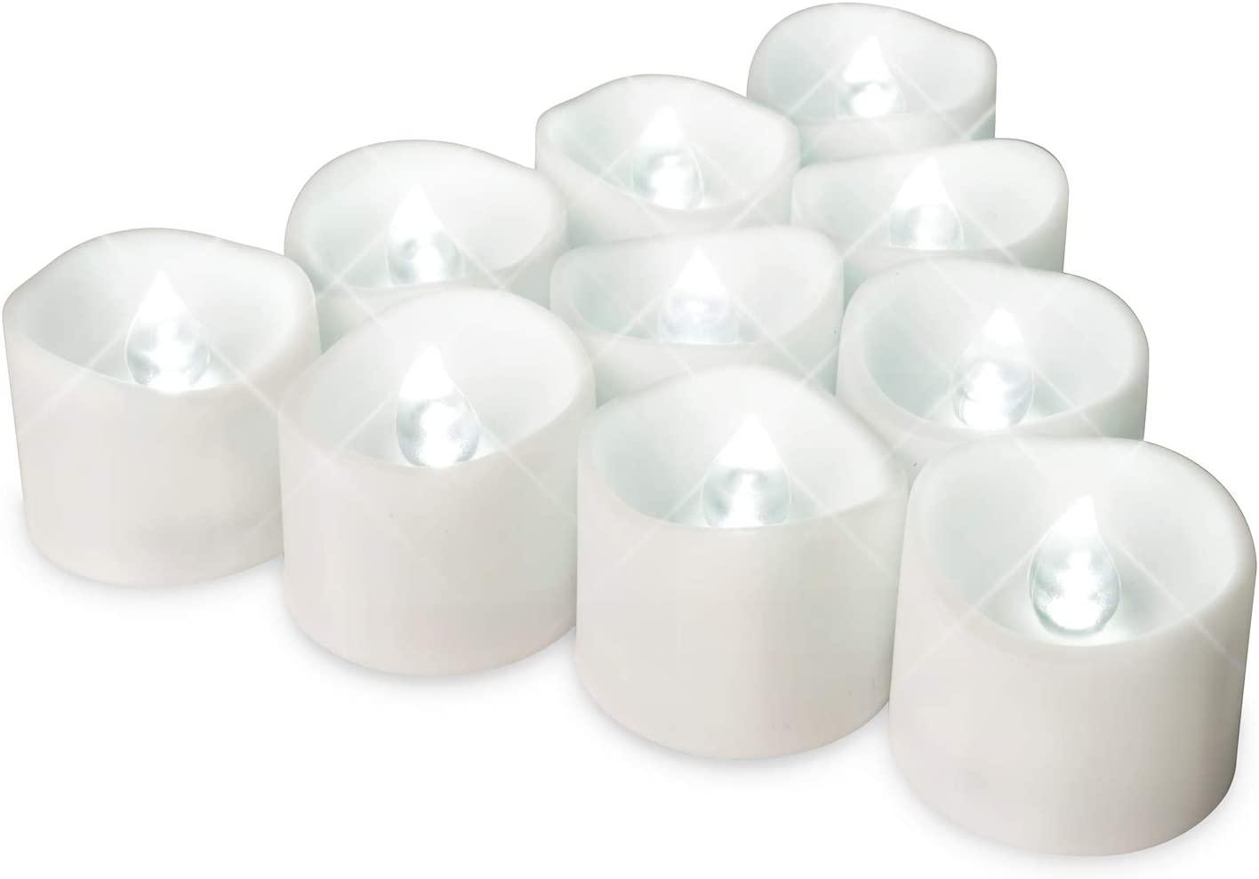 Flameless Candles with Timer, Flickering Tea Lights Candles Battery Operated, Pack of 12 - Lasercutwraps Shop