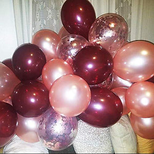 83pcs Burgundy Balloon Garland Kit for Birthday Baby Shower Party - Lasercutwraps Shop