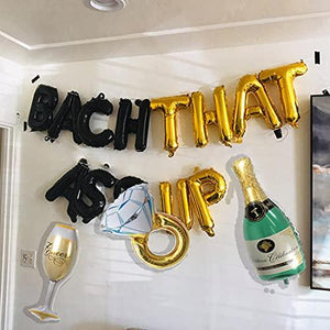 Bachelorette Party Bach That Balloon Banner Brunch Bridal Shower Party Decorations - Lasercutwraps Shop