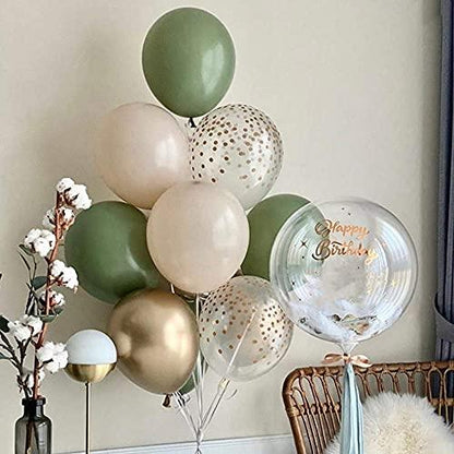 148PCS Olive Green Balloon Garland Arch Kit - Lasercutwraps Shop