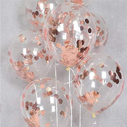 Rose Gold Balloons 125pcs 12 Inch Gold and Pink Balloons Garland Arch Kit for Baby Shower - Lasercutwraps Shop