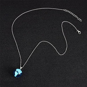 Blue Sky White Cloud Necklace - Lasercutwraps Shop