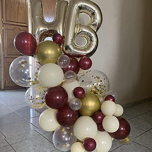 117pcs Burgundy Balloon Garland Kit for Wedding Bachelorette Birthday Decorations - Lasercutwraps Shop