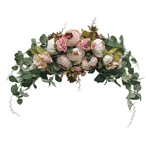 Wedding Arch Flowers, 30 Inch Rustic Artificial Floral Swag for Wedding Decoration - Lasercutwraps Shop