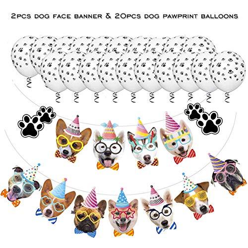 33PCS Dog Banner balloons for Dog Themed Party Decorations for Dog Puppy Birthday Party Favors - Lasercutwraps Shop