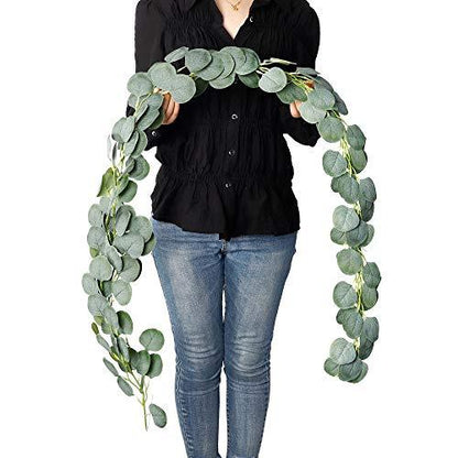 Artificial Eucalyptus Garland Leaves Decorations for Wedding Table - Lasercutwraps Shop