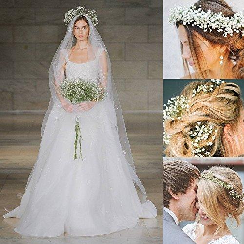 12 Pcs Babys Breath Artificial Flowers for Wedding Bouquet and Wedding Table Decoration - Lasercutwraps Shop
