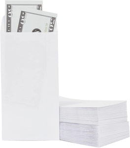 Juvale 100-Pk Money Envelopes for Cash, Coins, Budgeting, Gifts (White, 3.5 x 6.5 in) - Lasercutwraps Shop