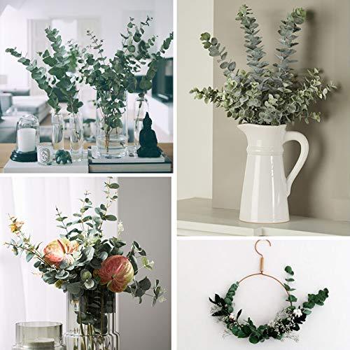 24 Inches Tall 4pcs Faux Eucalyptus Branches Artificial Eucalyptus Stems - Lasercutwraps Shop