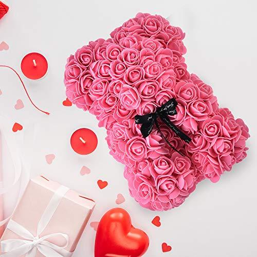 Rose Teddy Bear on Every Rose Bear -Flower Bear Perfect for Anniversaryand Birthdat Gift - Lasercutwraps Shop