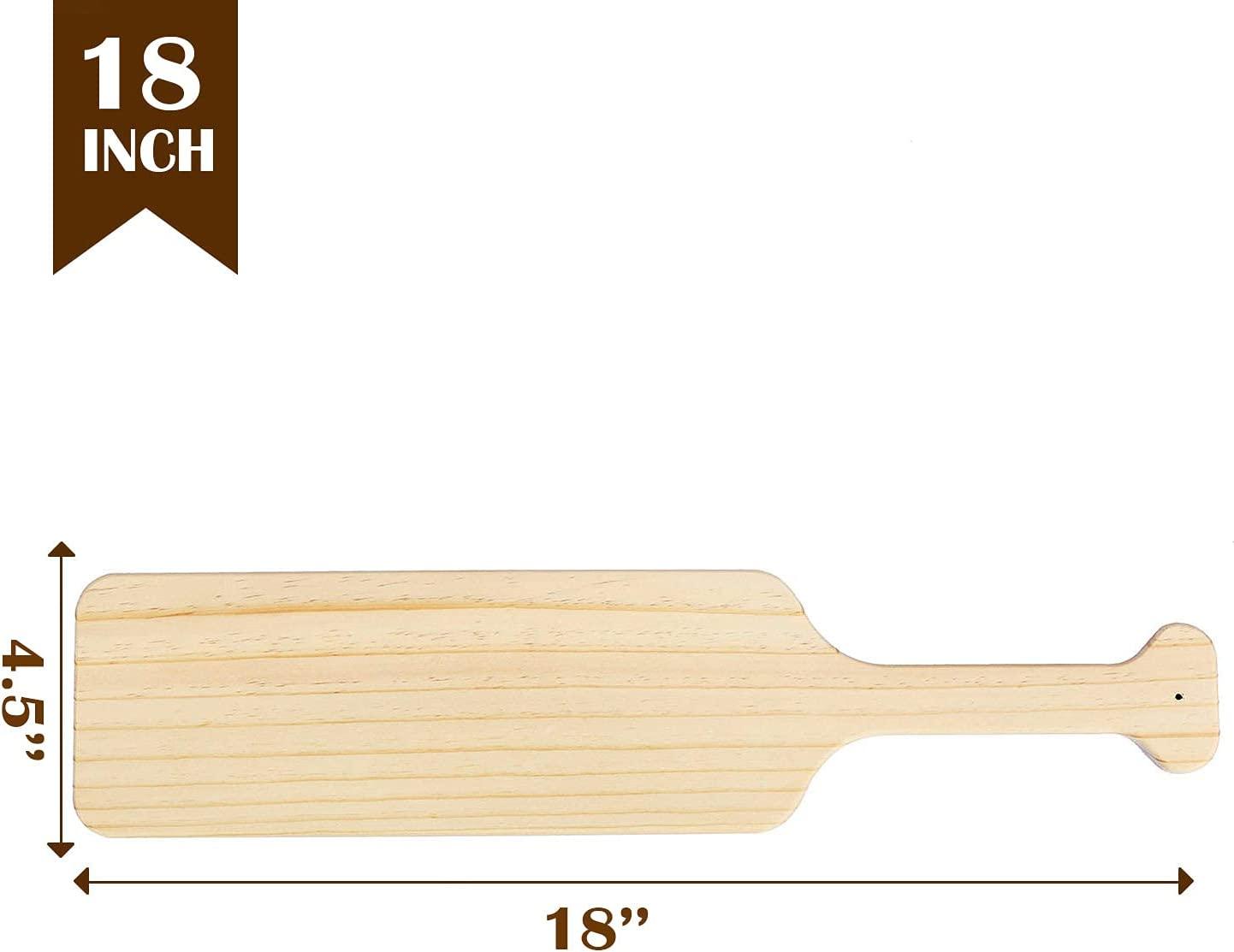 18 Inch Greek Fraternity Paddle, Unfinished Pine Wood Paddle, Solid Wooden SororityPaddle, Frat Paddle - Lasercutwraps Shop