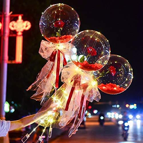 LED Luminous Balloon Flower Bouquet Flower In Balloon For Gift And Home Decoration - Lasercutwraps Shop