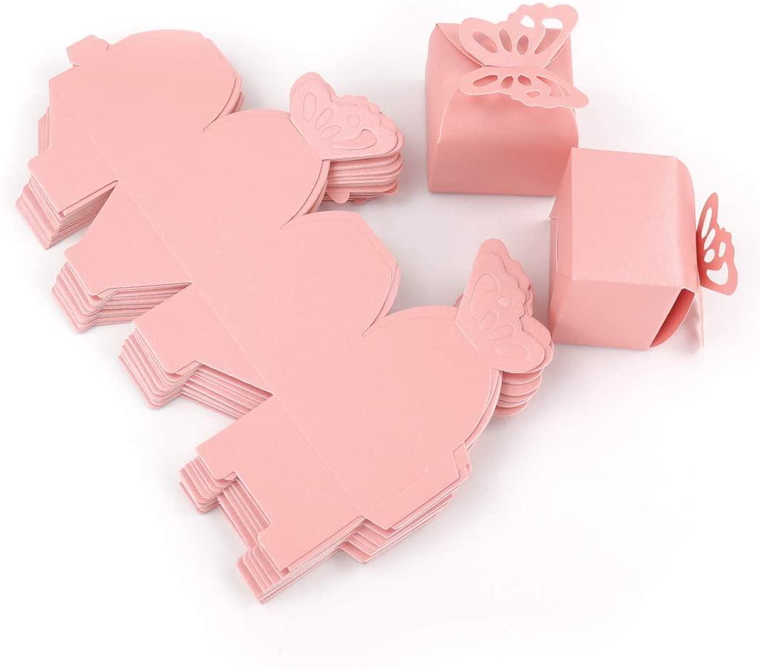 50pcs Butterfly Favor Boxes Girl Baby Shower Butterfly Candy Box Favor Box - Lasercutwraps Shop