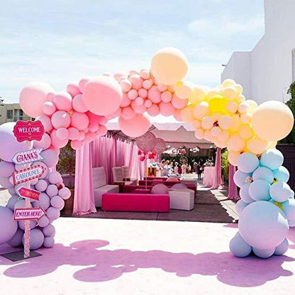 139 Magical Unicorn Rainbow Macaron Balloons Garland Arch Kit for Pastel Baby Shower Birthday Ice Cream Party Children's Party Decorations - Lasercutwraps Shop