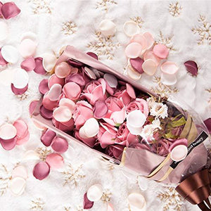 300pcs Artificial Flowers Silk Rose Petals Flower Girl Scatter Petals for Wedding Aisle Centerpieces - Lasercutwraps Shop