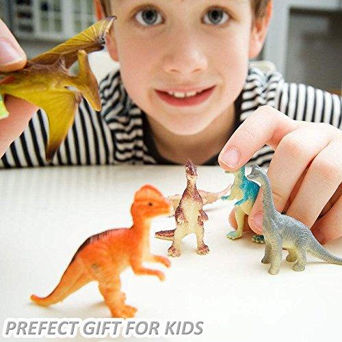 78 Pack Mini Dinosaur Figure Toys, Plastic Dinosaur Toy Set for Kids Birthday Christmas Easter Valentines Day Gifts - Lasercutwraps Shop