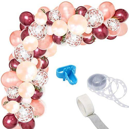 83pcs Burgundy Balloon Garland Kit for Birthday Baby Shower Party - Lasercutwraps Shop