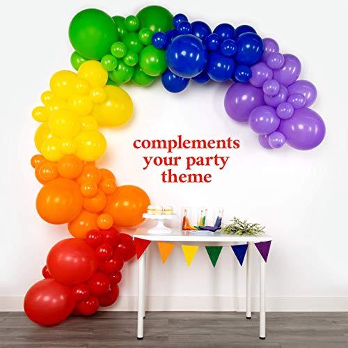 102pcs Rainbow Balloon Arch & Garland Kit | Birthday Party Decorations, Baby Shower - Lasercutwraps Shop