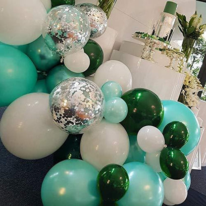 100pcs Tiffany Balloon Garland Kit for Baby Shower Wedding Birthday Party Decoration - Lasercutwraps Shop