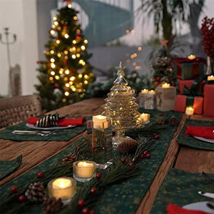 Realistic and Bright Flickering Bulb Battery Operated Flameless LED Tea Light for Seasonal & Festival Celebration, Pack of 12, Electric Fake Candle in Warm White and Wave Open - Lasercutwraps Shop
