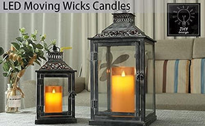 Flickering Flameless Candles Battery Operated Candles Imitation glass Candles with Remote - Lasercutwraps Shop
