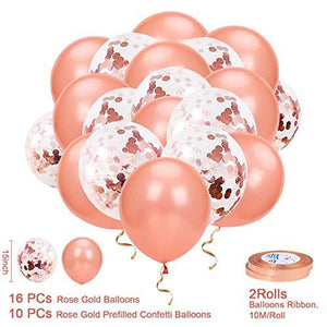 39PCS Rose Gold Mothers Day Balloons Set 16 Inch Letter Balloon Banner for Mothers Day Party Decorations - Lasercutwraps Shop