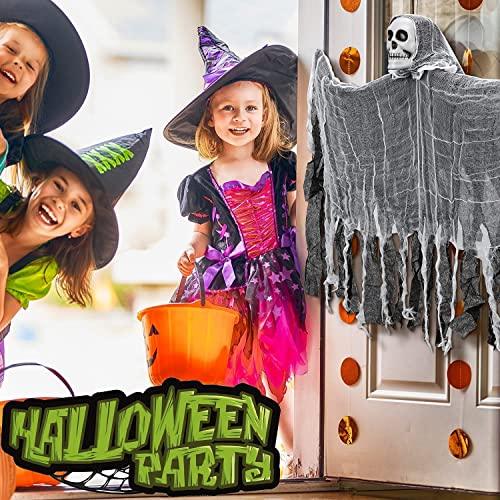 3pcs Hanging Skeleton Halloween Decorations -Hanging Ghost Decorations for Halloween - Lasercutwraps Shop