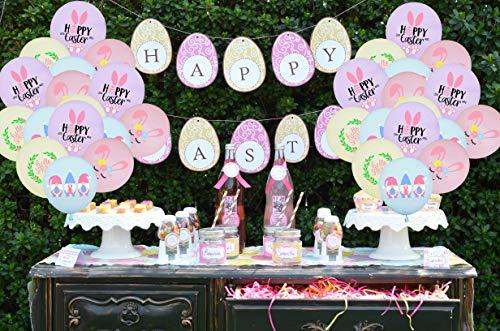 40Pcs Easter Balloons, Spring Bunny Gnome Balloons, Easter Party Supplies and Decorations - Lasercutwraps Shop