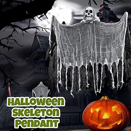 3pcs Hanging Skeleton Halloween Decorations -Hanging Ghost Decorations for Halloween - Lasercutwraps Shop